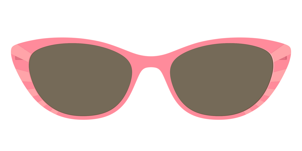 The Polarized Fruit Punch Sunburst Sun Top - Front Top Image - Pair Eyewear