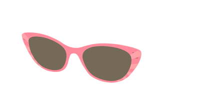 The Polarized Fruit Punch Sunburst Sun Top - Angle Top Thumbnail - Pair Eyewear