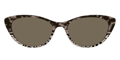 The Polarized Ink Blot Tortoise Split Sun Top - Front Top Thumbnail - Pair Eyewear