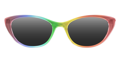 The Polarized Rainbow Gradient Sun Top - Front Top Thumbnail - Pair Eyewear