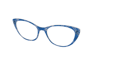 The Ravenclaw™ Plaid - Angle Top Thumbnail - Pair Eyewear