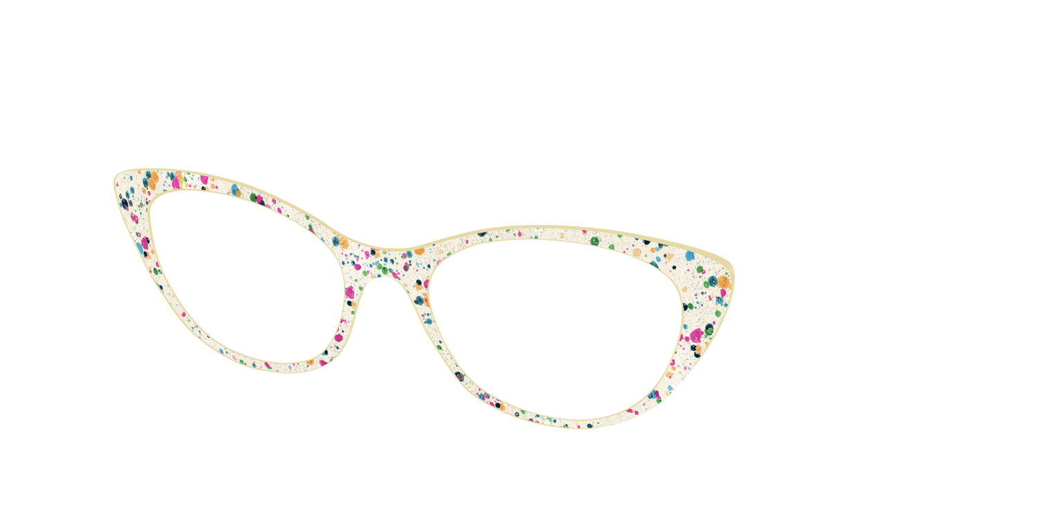 The Shimmer Speckled Egg - Angle Top Image - Pair Eyewear