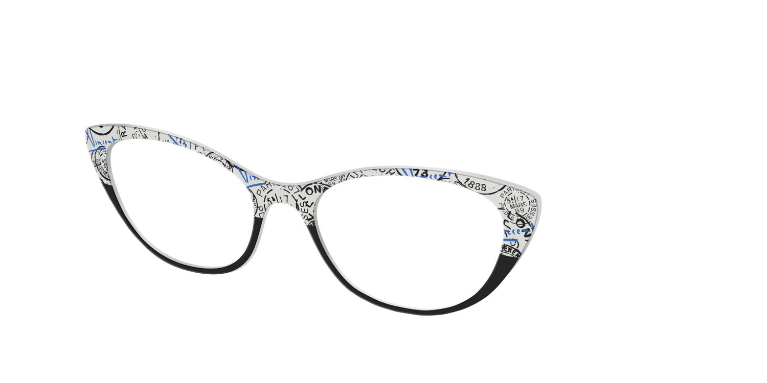 The Stamps Split - Angle Top Image - Pair Eyewear