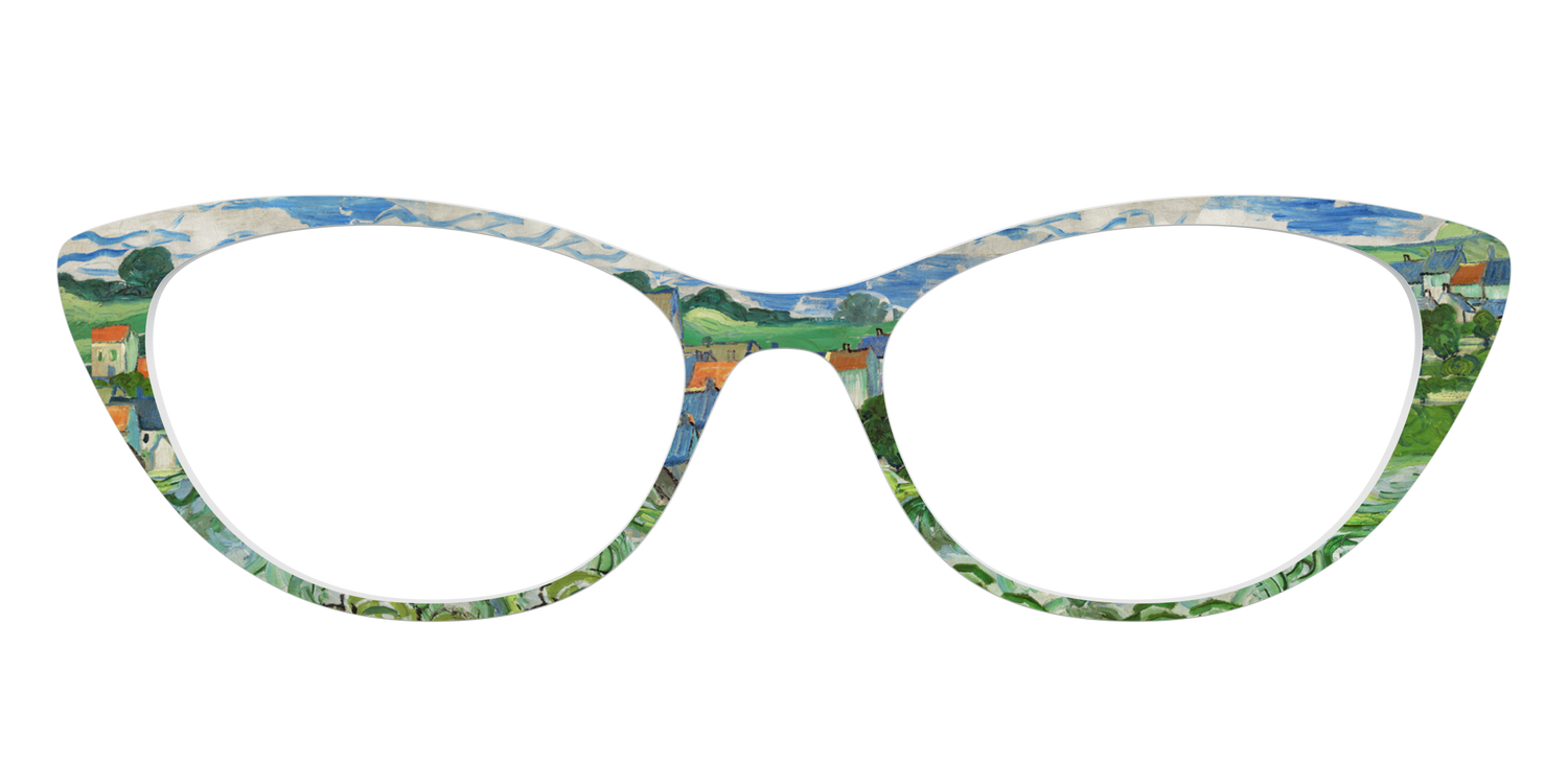 The View of Auvers-Sur-Oise - Front Top Image - Pair Eyewear
