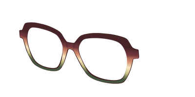 The Acorn to Moss Gradient - Angle Top Thumbnail - Pair Eyewear