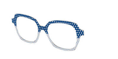 The Aegean Polka Dot Print Mix - Angle Top Thumbnail - Pair Eyewear