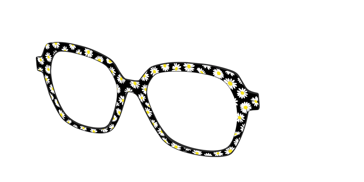 The Black Daisy - Angle Top Image - Pair Eyewear