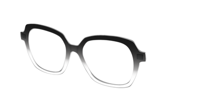 The Black Gradient Crystal - Angle Top Thumbnail - Pair Eyewear