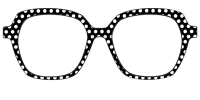The Black Polka Dots - Front Top Thumbnail - Pair Eyewear