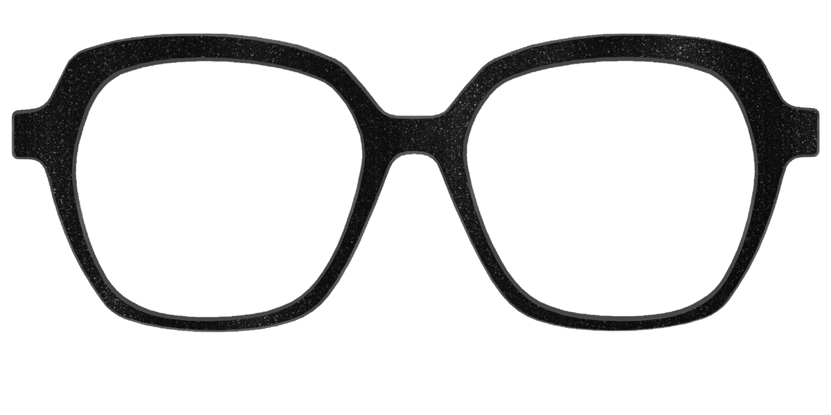 The Black Shimmer - Front Top Image - Pair Eyewear