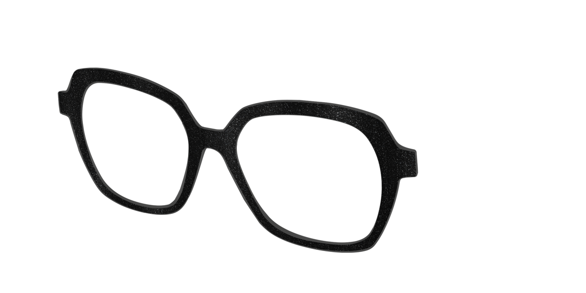 The Black Shimmer - Angle Top Image - Pair Eyewear