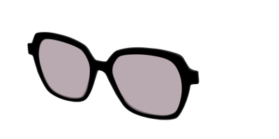 The Black with Gray Gaming lens - Angle Top Thumbnail - Pair Eyewear