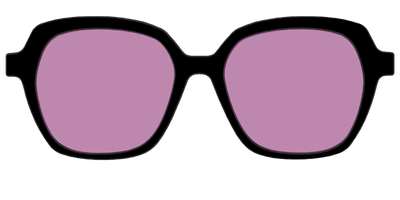 The Black with Pink Racquet Sport lens - Front Top Thumbnail - Pair Eyewear