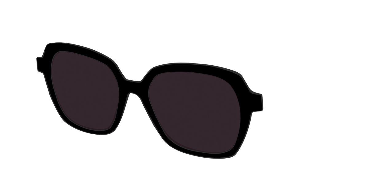 The Black with Urban Explorer lens - Angle Top Image - Pair Eyewear