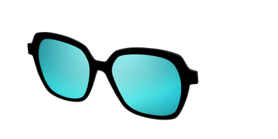 The Polarized Blue Reflective Sun Top - Angle Top Thumbnail - Pair Eyewear
