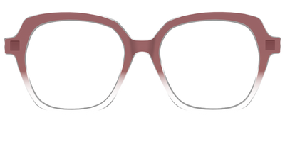 The Burgundy Gradient Crystal - Front Top Thumbnail - Pair Eyewear