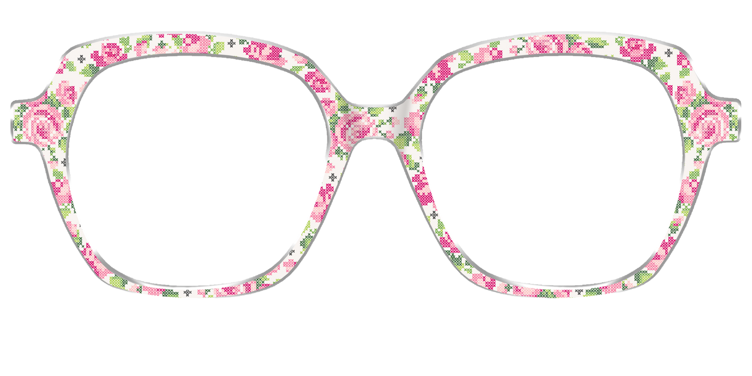 The Cross-Stitch Petals - Front Top Image - Pair Eyewear