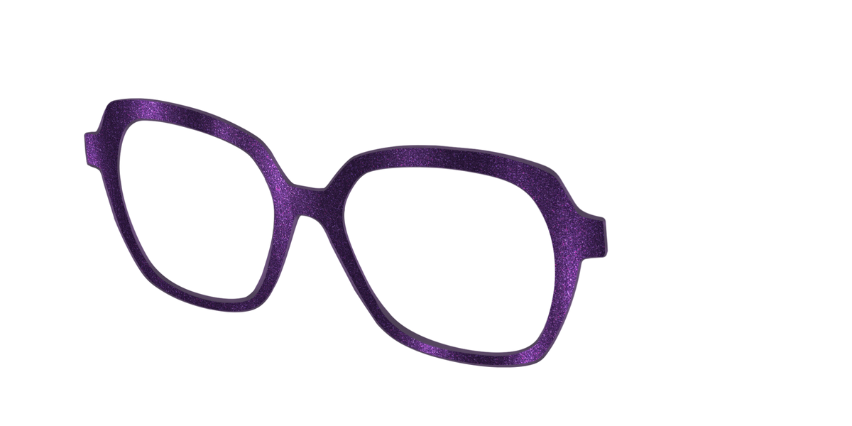 The Deep Purple Shimmer - Angle Top Image - Pair Eyewear