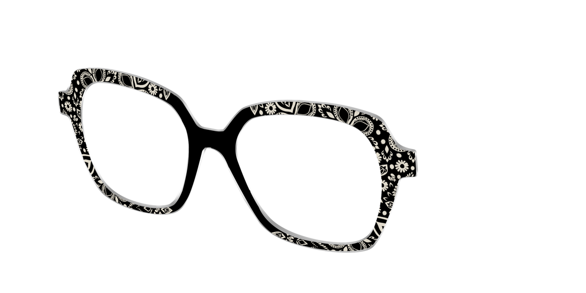 The Ecru Embroidery - Angle Top Image - Pair Eyewear