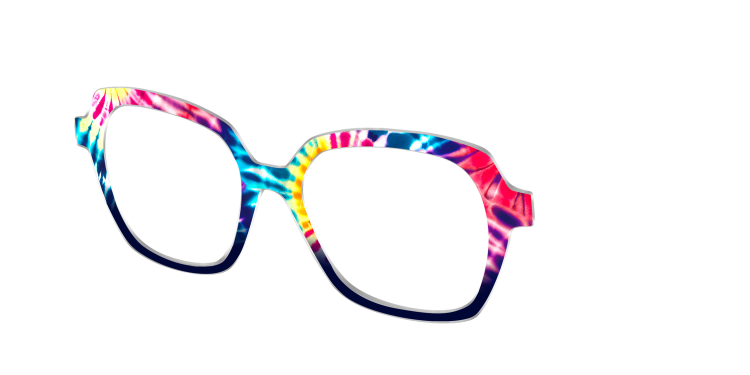 The Funky Tie-Dye - Angle Top Image - Pair Eyewear