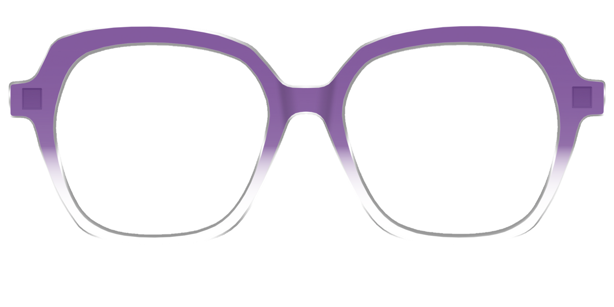The Grape Gradient Crystal - Front Top Image - Pair Eyewear