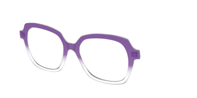 The Grape Gradient Crystal - Angle Top Thumbnail - Pair Eyewear