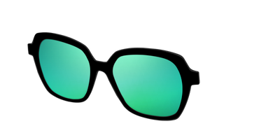 The Polarized Green Reflective Sun Top - Angle Top Thumbnail - Pair Eyewear