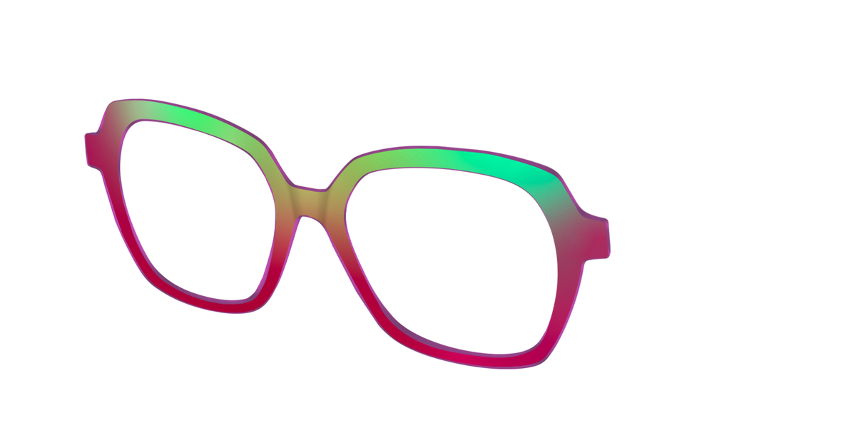 The Guava Ombre - Angle Top Image - Pair Eyewear