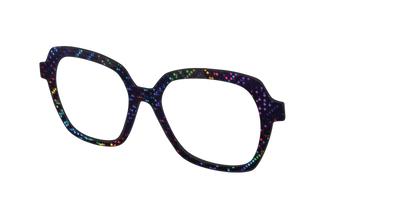 The Holographic Dots - Angle Top Thumbnail - Pair Eyewear