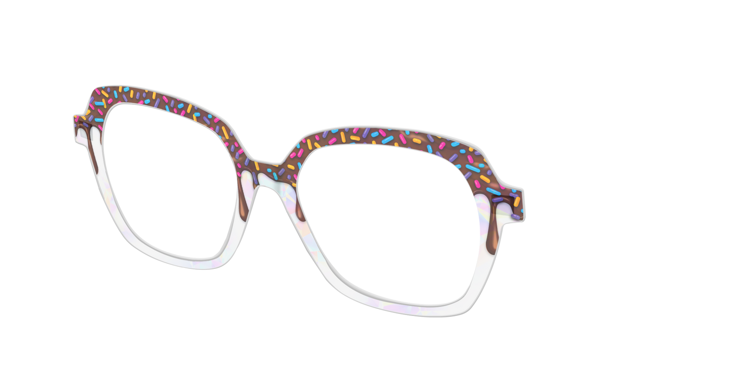 The Holographic Milkshake - Angle Top Image - Pair Eyewear