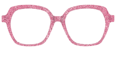 The Hot Pink Sparkle - Front Top Thumbnail - Pair Eyewear
