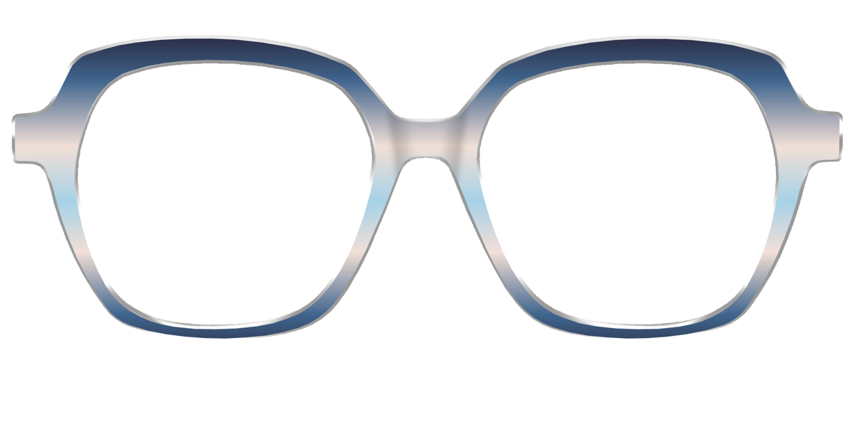 The Hydrangea Haze Gradient - Front Top Image - Pair Eyewear