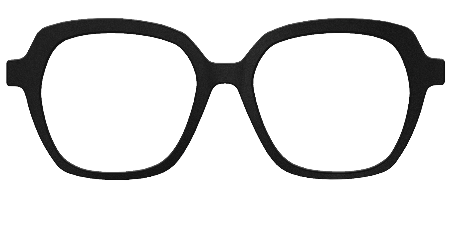 The Matte Black - Front Top Image - Pair Eyewear