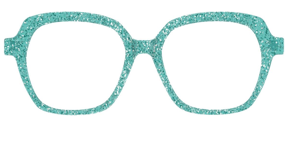 The Mint Sparkle - Front Top Image - Pair Eyewear