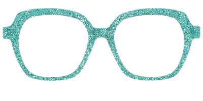 The Mint Sparkle - Front Top Thumbnail - Pair Eyewear