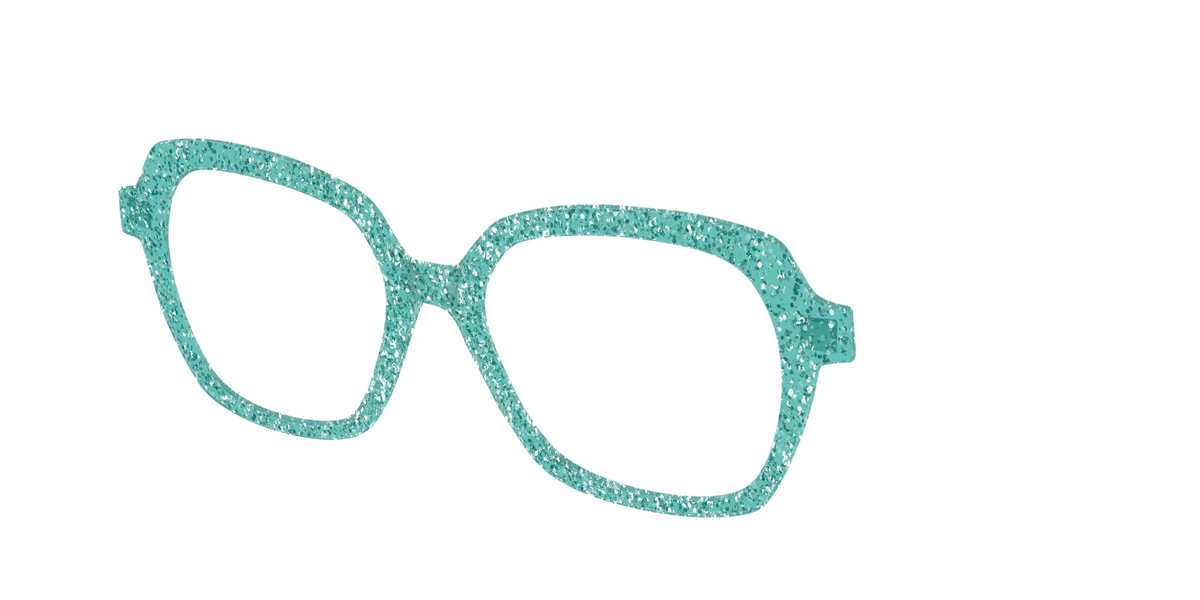 The Mint Sparkle - Angle Top Image - Pair Eyewear