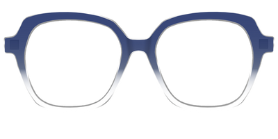 The Navy Gradient Crystal - Front Top Thumbnail - Pair Eyewear