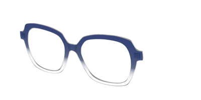 The Navy Gradient Crystal - Angle Top Thumbnail - Pair Eyewear