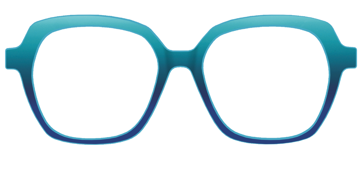 The Ocean Blue - Front Top Image - Pair Eyewear