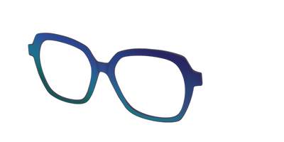 The Peacock Ombre - Angle Top Thumbnail - Pair Eyewear