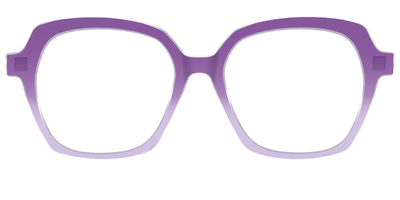 The Plum to Lilac Gradient Crystal - Front Top Thumbnail - Pair Eyewear
