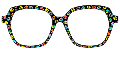 The Rainbow Paw Print - Front Top Thumbnail - Pair Eyewear