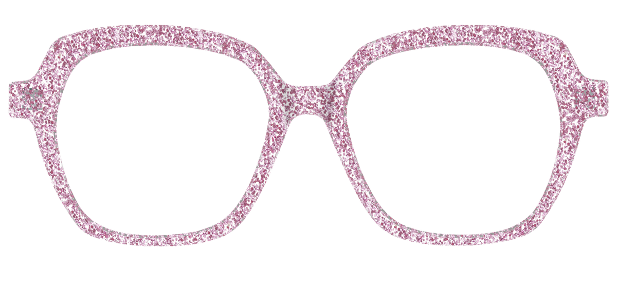 The Rose Gold Sparkle - Front Top Image - Pair Eyewear