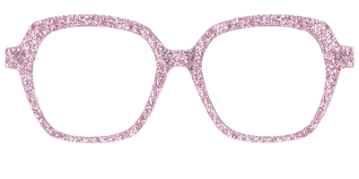 The Rose Gold Sparkle - Front Top Thumbnail - Pair Eyewear