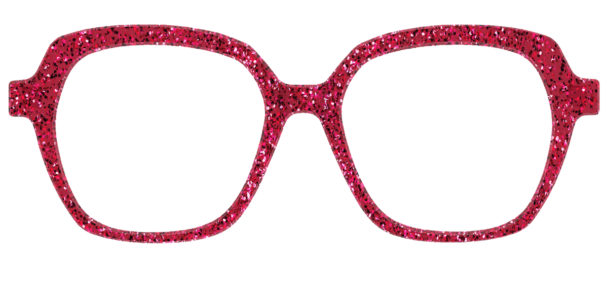 The Ruby Sparkle - Front Top Image - Pair Eyewear