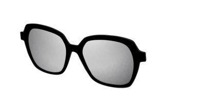 The Polarized Silver Reflective Sun Top - Angle Top Thumbnail - Pair Eyewear