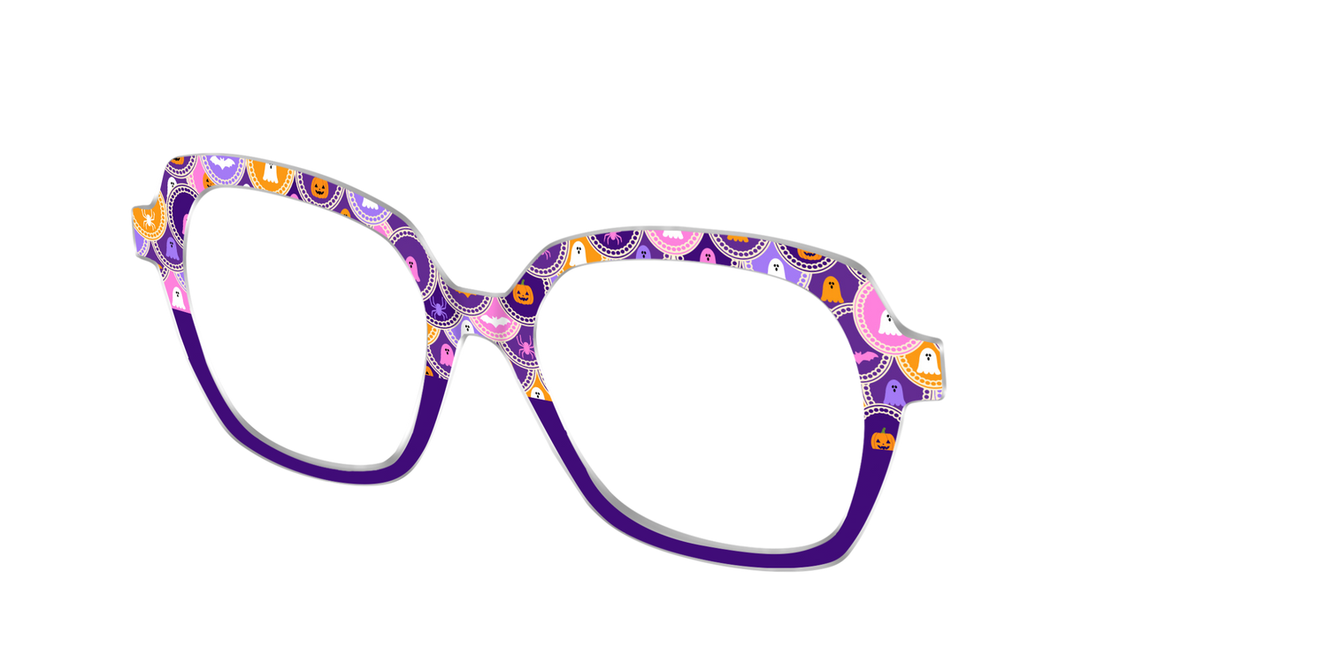 The Spooky Scallop Split - Angle Top Image - Pair Eyewear