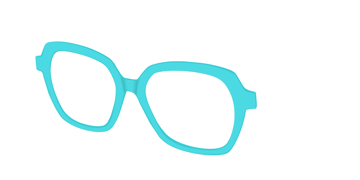 The Turquoise - Angle Top Image - Pair Eyewear