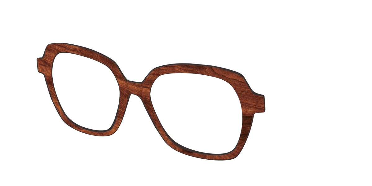 The Woodgrain - Angle Top Image - Pair Eyewear