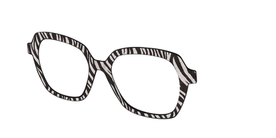 The Zebra Stripes - Angle Top Thumbnail - Pair Eyewear